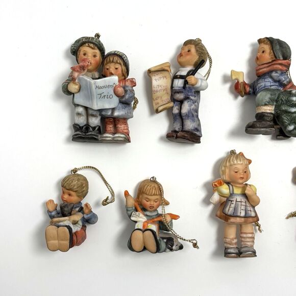 Lot of 11 3” Berta Hummel Goebel Christmas Holiday Ornaments 1997 - Children - Picture 2 of 7
